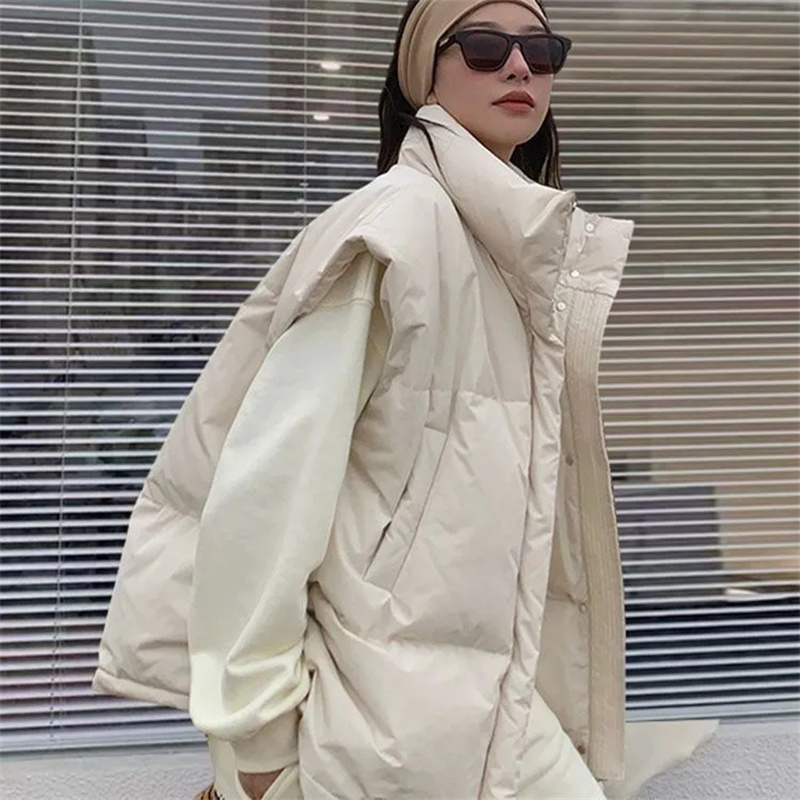 2024 ใหม่เกาหลีฤดูหนาวแจ็คเก็ต - Puffer Vest Padded บทวิจารณ์และราคา