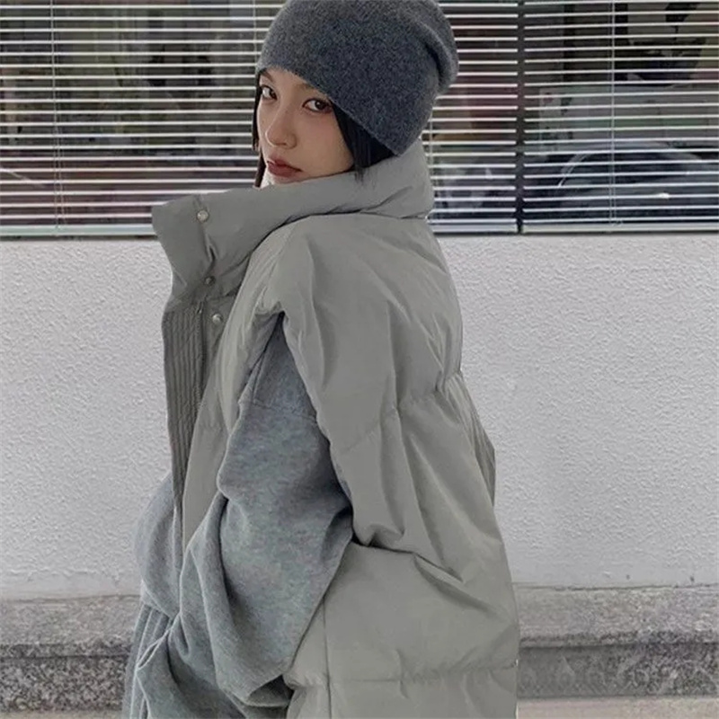 2024 ใหม่เกาหลีฤดูหนาวแจ็คเก็ต - Puffer Vest Padded บทวิจารณ์และราคา
