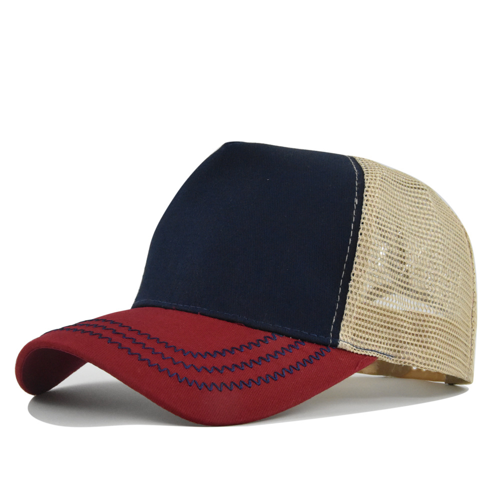 หมวกเบสบอล 5 ชิ้น แบบแข็ง สีพื - Baseball Cap Fitted บทวิจารณ์และราคา