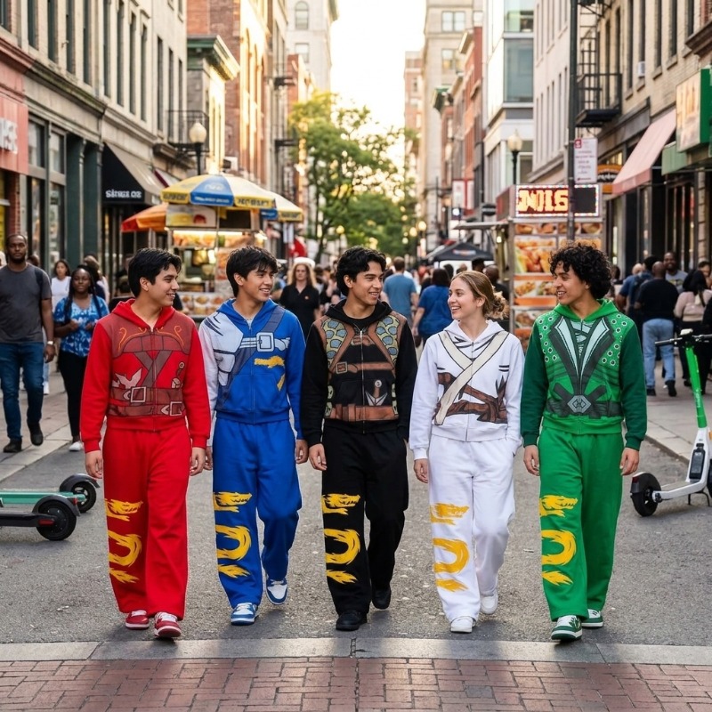 ชุดฮู้ดดี้นินจาวอริเออร์ลายมัง - Graphic Hoodie Streetwear บทวิจารณ์และราคา