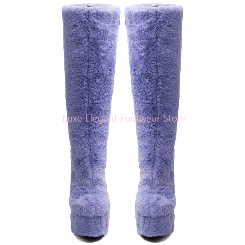 รองเท้าบูทส้นตึกทรงกลมหุ้มข้อเ - Street Fashion Winter บทวิจารณ์และราคา