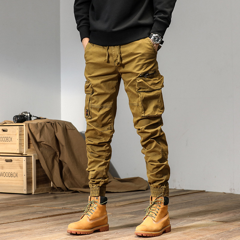 CAAYU Joggers Cargo กางเกง Men - Techwear Pants Tactical บทวิจารณ์และราคา
