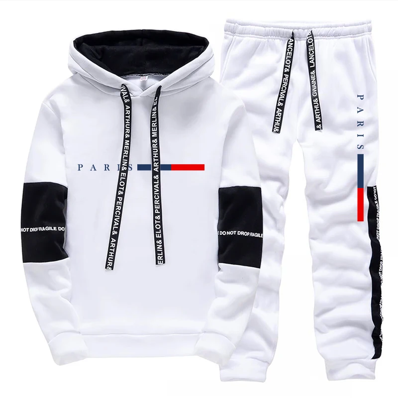 ชุดเซ็ตผู้ชาย/เสื้อฮู้ด/กางเกง - Street Fashion Winter บทวิจารณ์และราคา