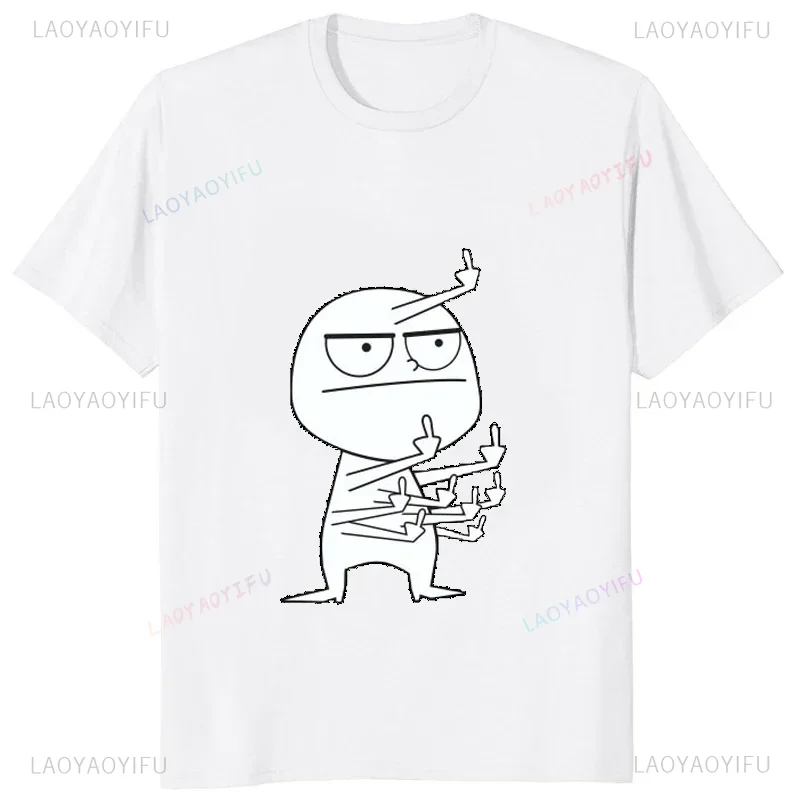 เสื้อยืดพิมพ์ลายคนบ้านิ้วแบบลำ - Street Fashion Baggy บทวิจารณ์และราคา