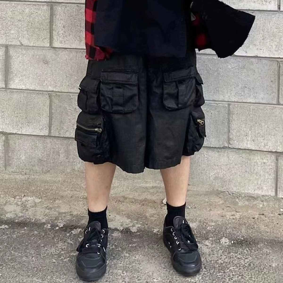 แฟชั่นผู้ชายเคลือบ Techwear กา - Techwear Pants Tactical บทวิจารณ์และราคา