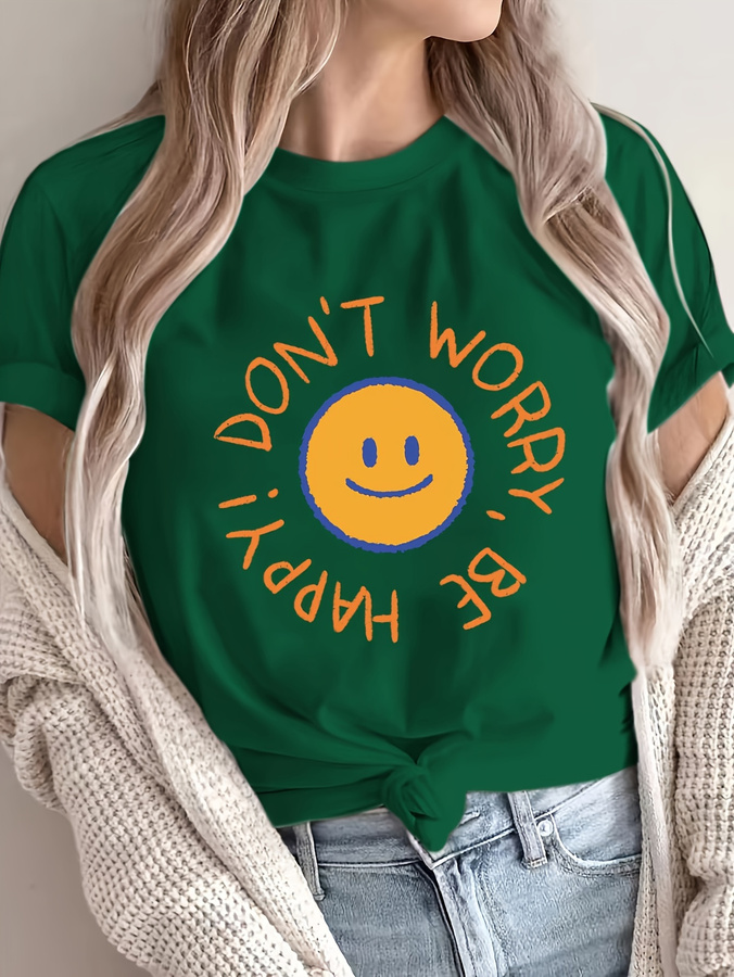 เสื้อยืดคอกลมลำลองพิมพ์ลายหน้า - Street Fashion Trends 2025 บทวิจารณ์และราคา