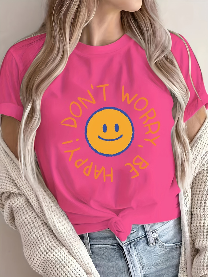 เสื้อยืดคอกลมลำลองพิมพ์ลายหน้า - Street Fashion Trends 2025 บทวิจารณ์และราคา
