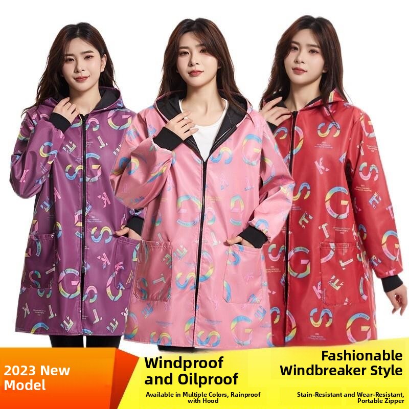 เสื้อกันฝนไซส์ใหญ่ ผ้าฟลีซหนา  - Street Fashion Vendors บทวิจารณ์และราคา