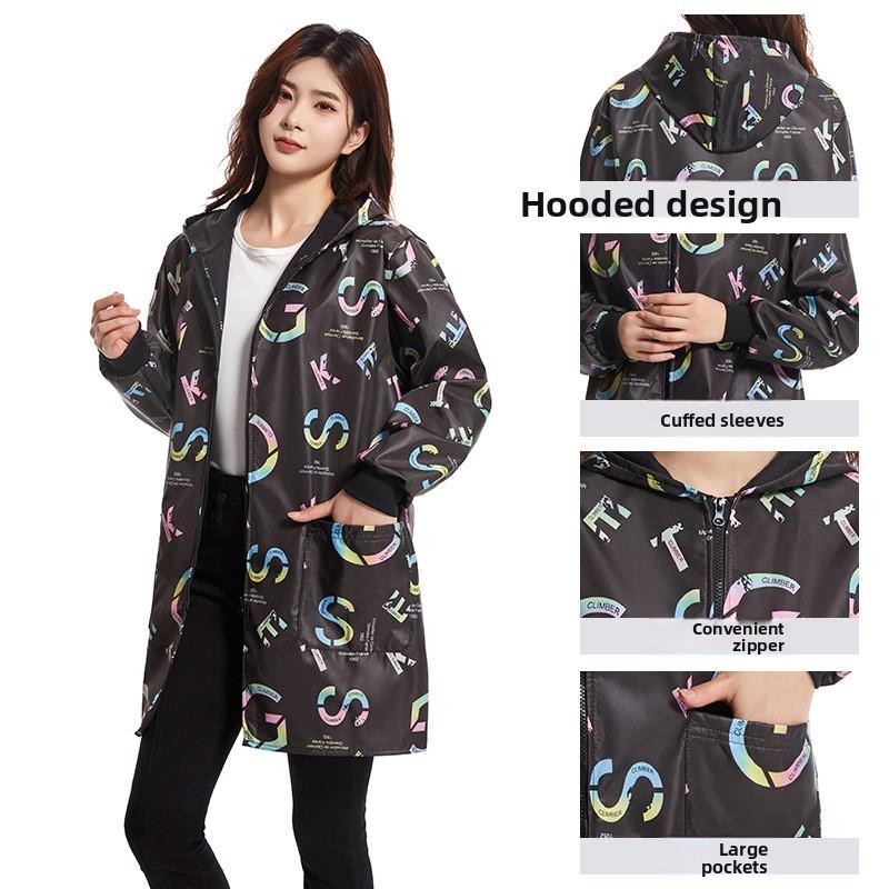 เสื้อกันฝนไซส์ใหญ่ ผ้าฟลีซหนา  - Street Fashion Vendors บทวิจารณ์และราคา